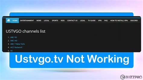 com, be informed your security software is causing trouble. . Why is ustvgo not working